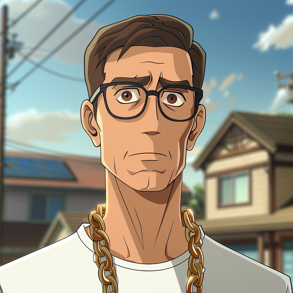 Hank Hill Thug Diamond Chains