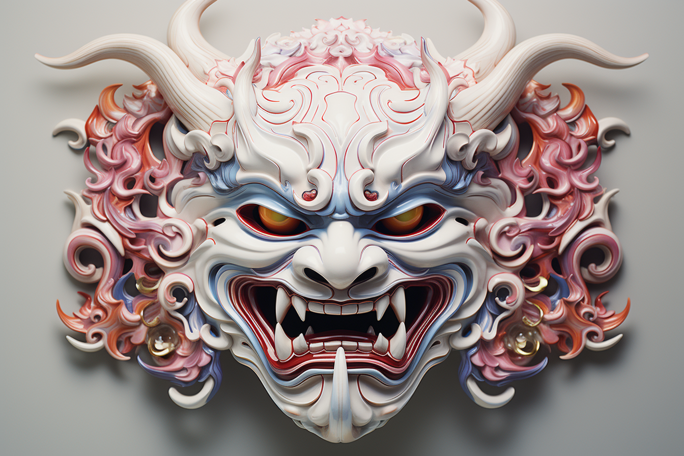 Hannya Nike Mask Design for Creative Expression