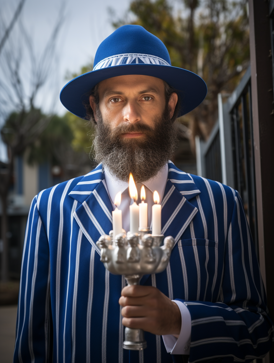 Hanukkah celebration in San Diego