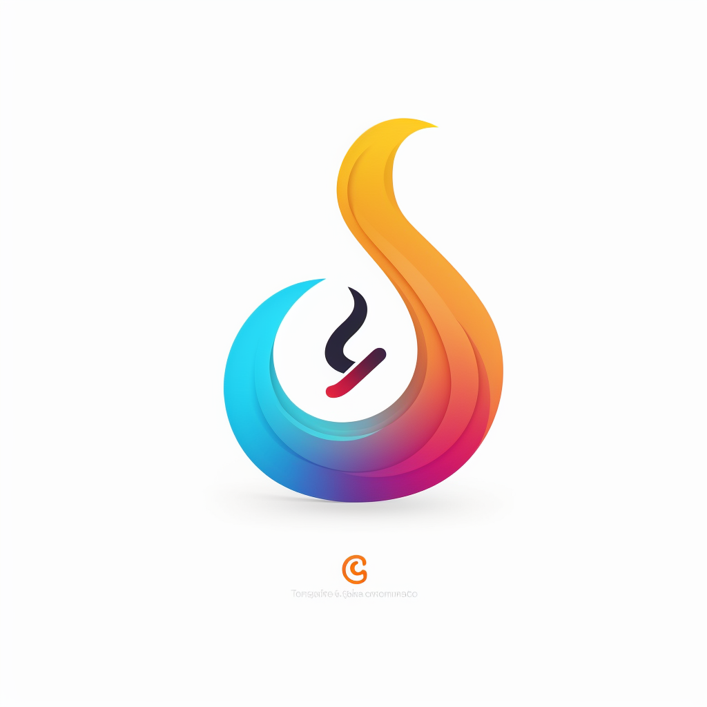 Colorful logo with white background and happy colors.