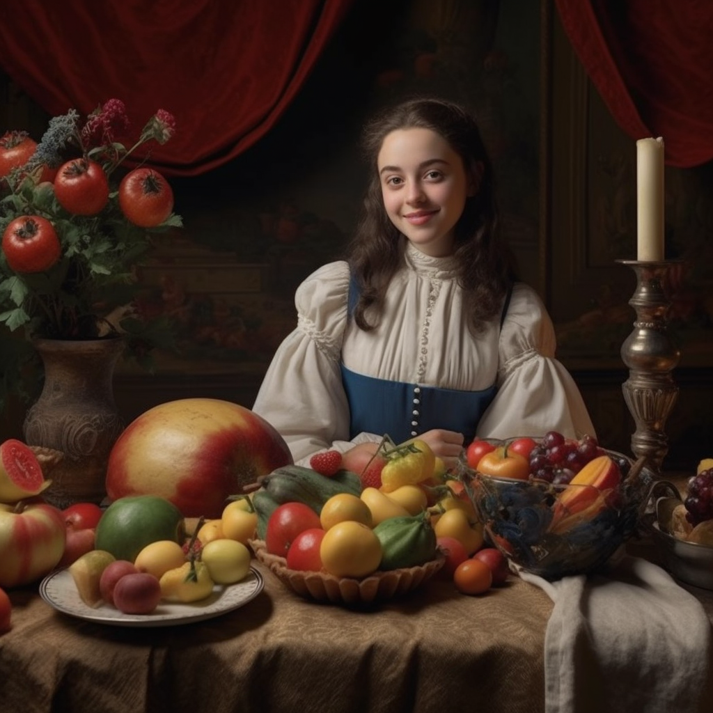 Smiling teenager enjoying balanced meal