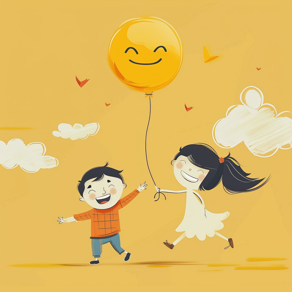 Cartoon Happy Life Illustration