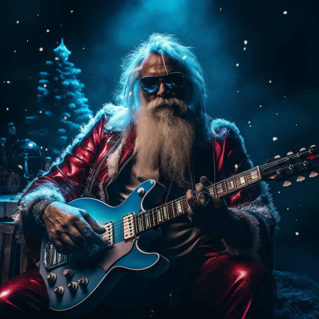 Hardrock Santa Claus Filled with Sadness