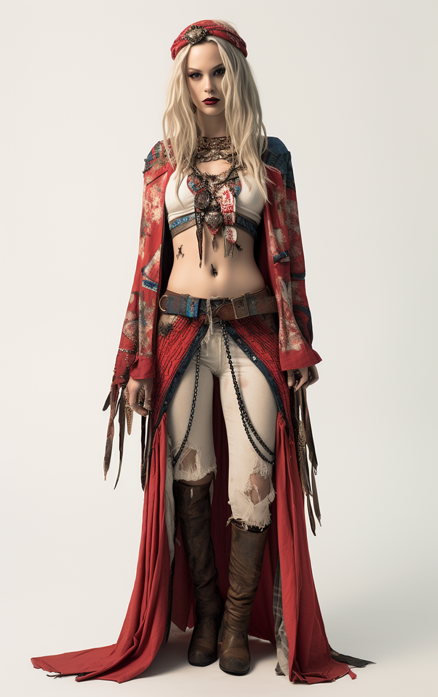 Harley Quinn Boho Fashion by Gucci