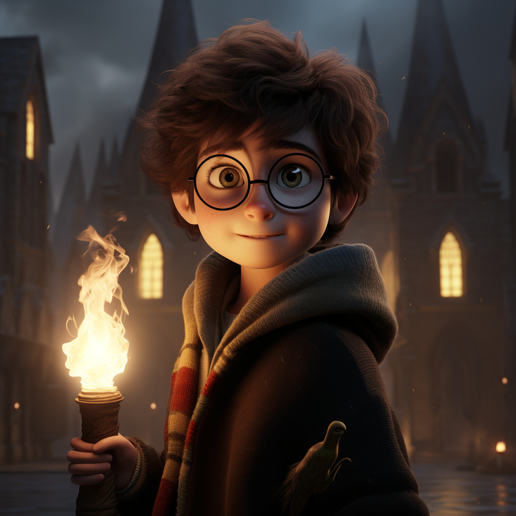 Harry Potter Pixar Movie Poster