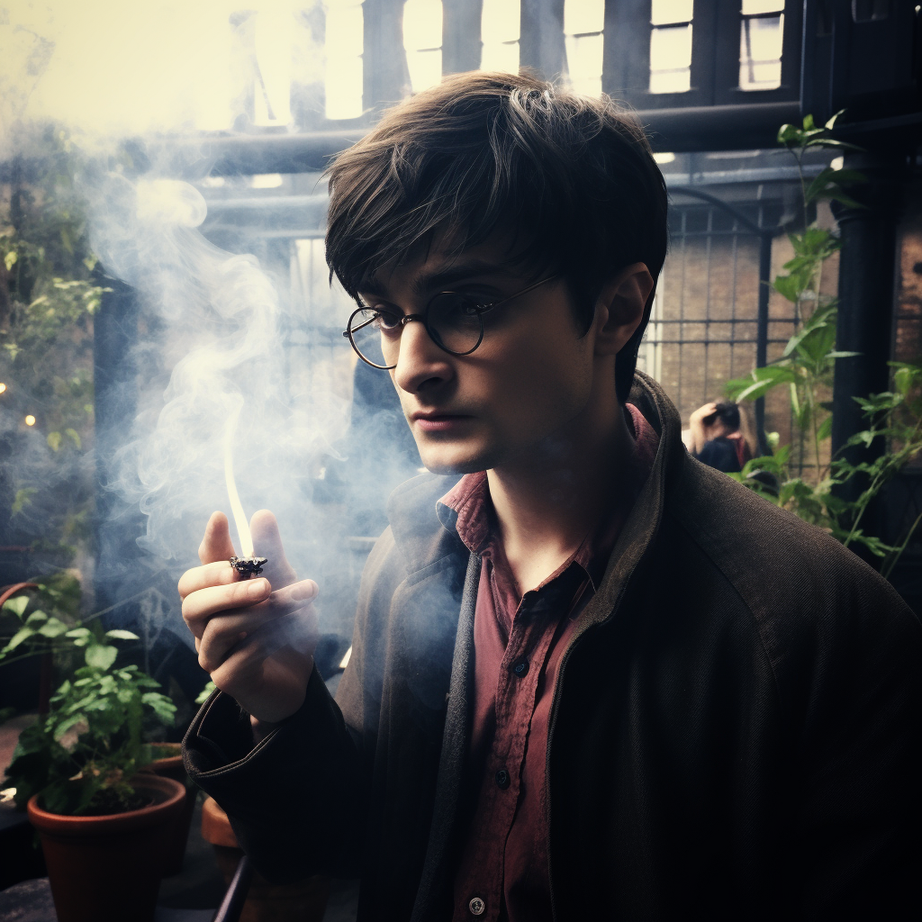 Harry Potter Smoking Cigarette iPhone 6