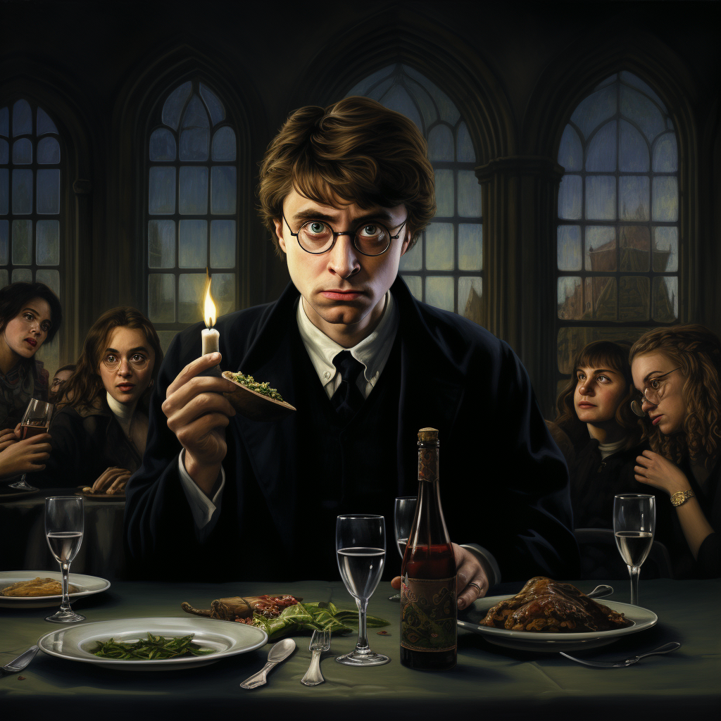 Harry Potter solving dinner party mystery