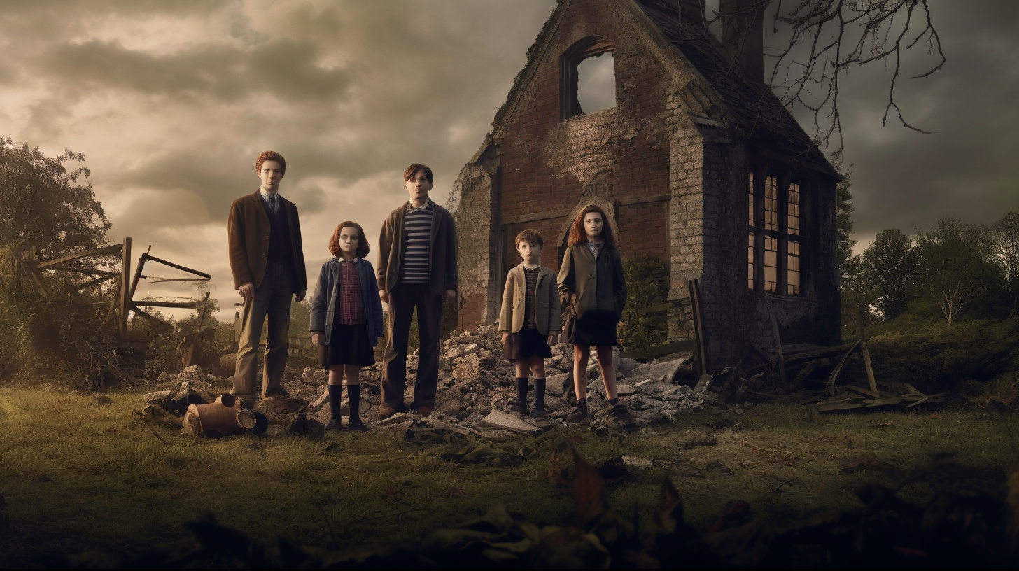 Harry Potter Family at Godric's Hollow