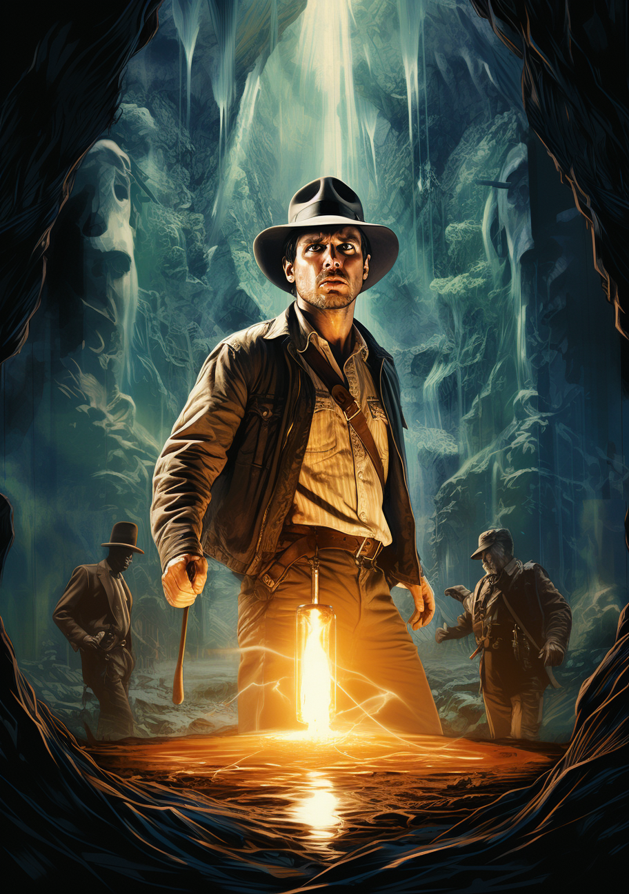 Harry Potter and The Raiders of The Lost Ark movie poster mashup