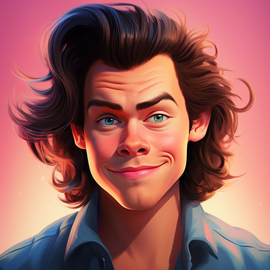 Harry Styles in Pixar Character Animation