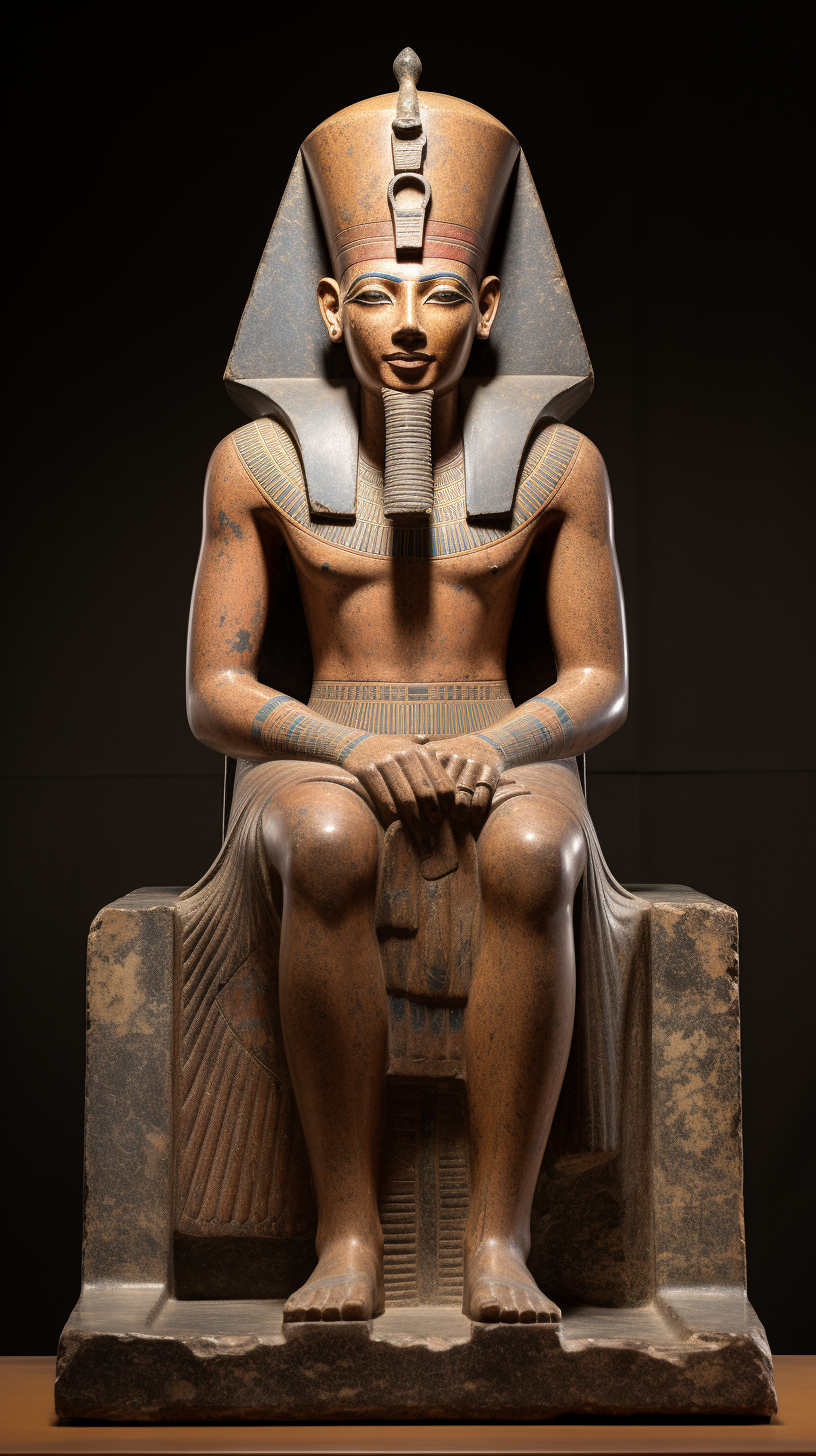 Hatshepsut taking the Egyptian throne realistically