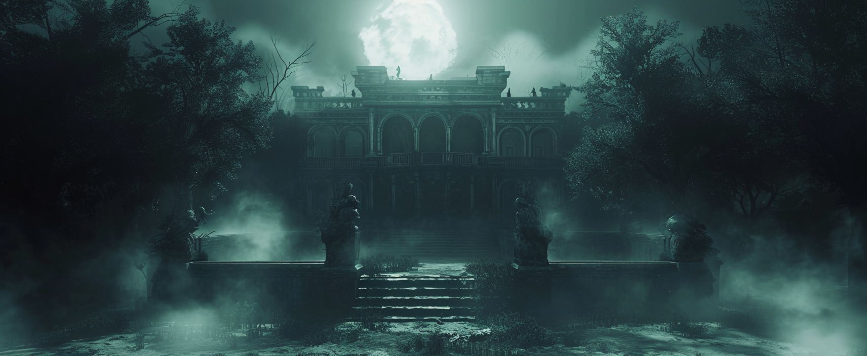 Haunted Mansion Video Game Background