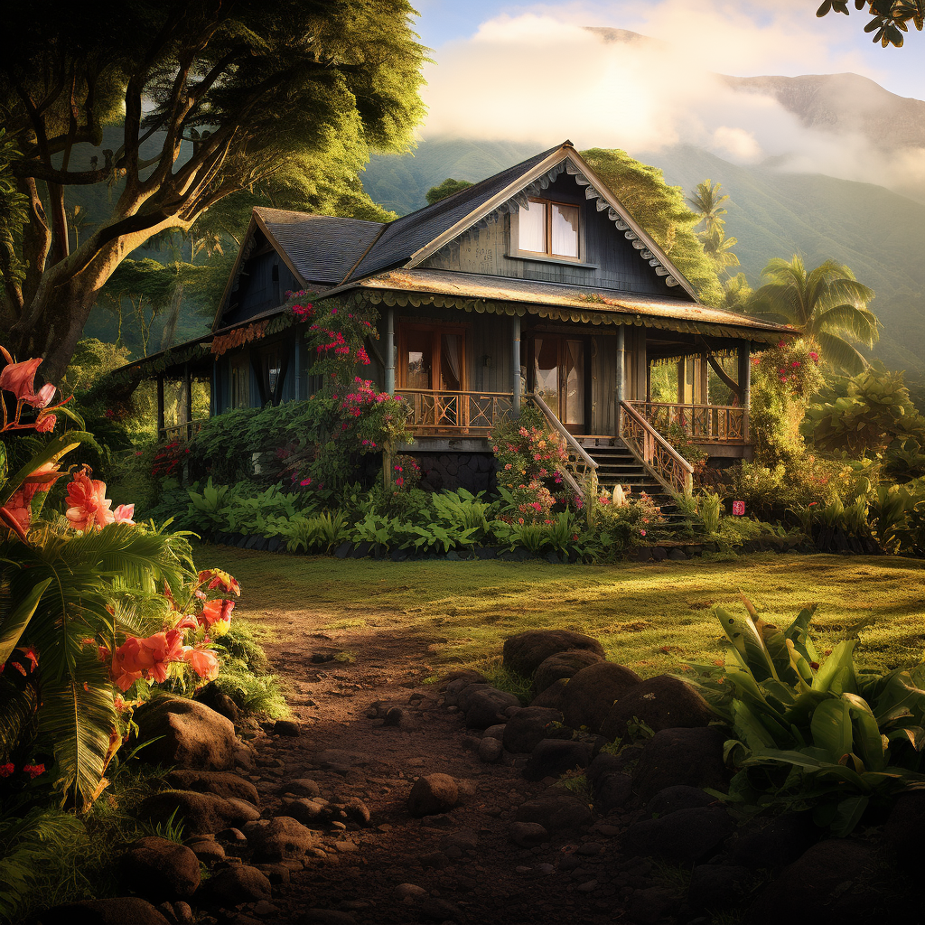 Beautiful Hawaiian traditional home