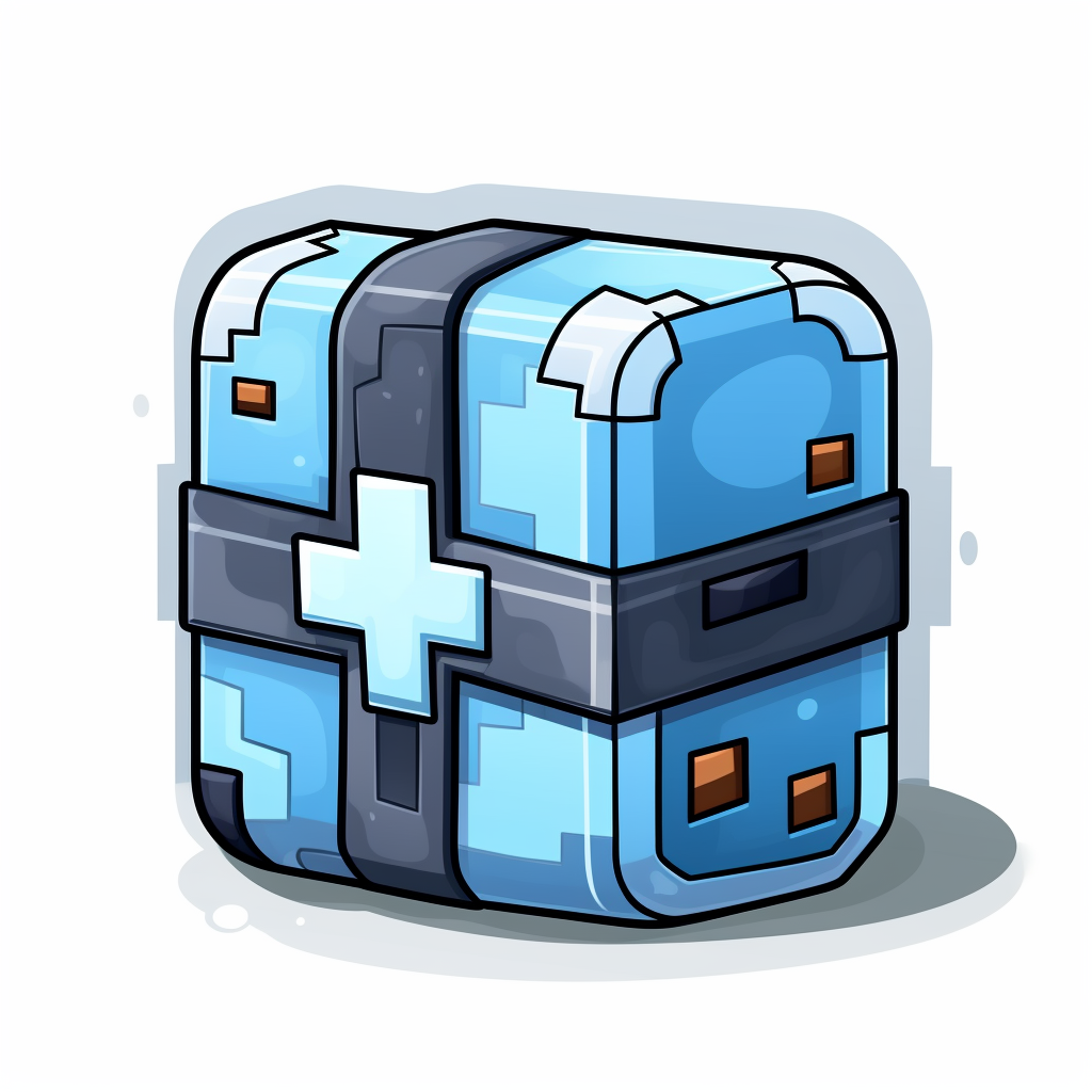 Pixel art healing bandage icon