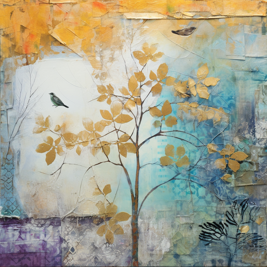 Healing Nature Mixed Media Artwork