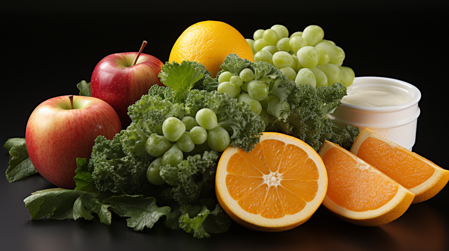 Fresh and Nutritious Fruit and Vegetable Combo