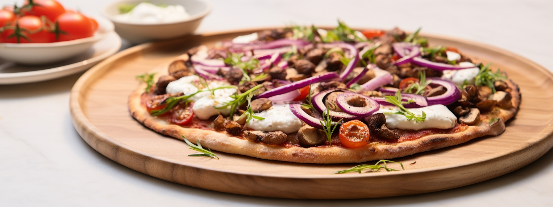 Vibrant and Tasty Healthy Pizza