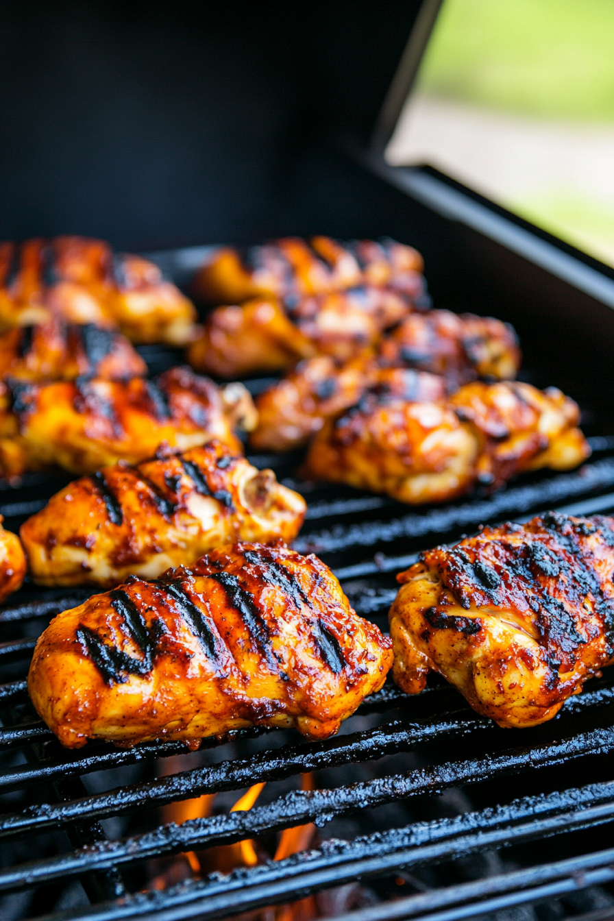 BBQ Grilled Chicken Recipes Background