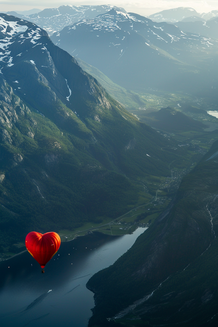 Heart Flying Germany Norway