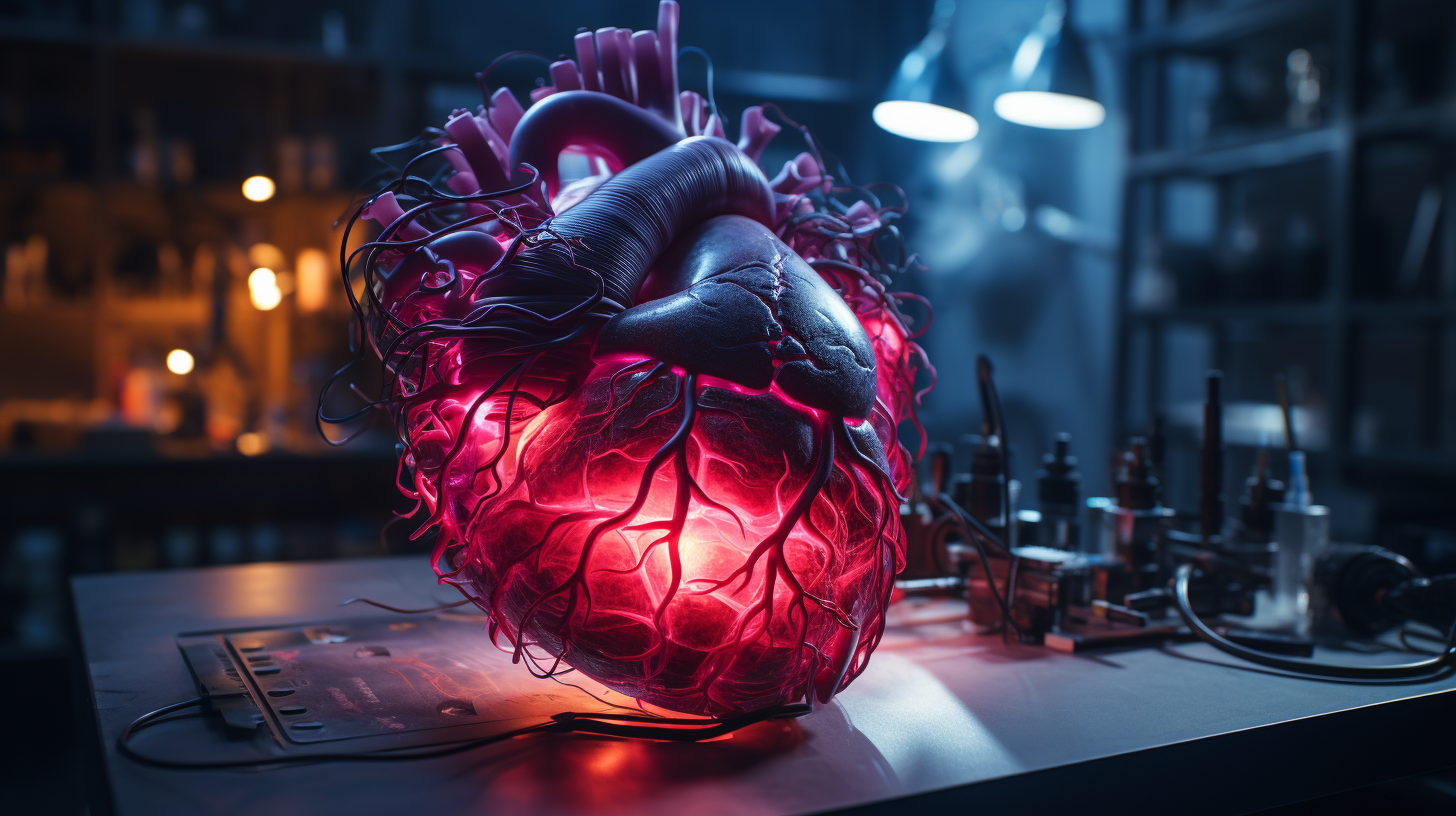 Heart Health Color Grading Editorial Photography