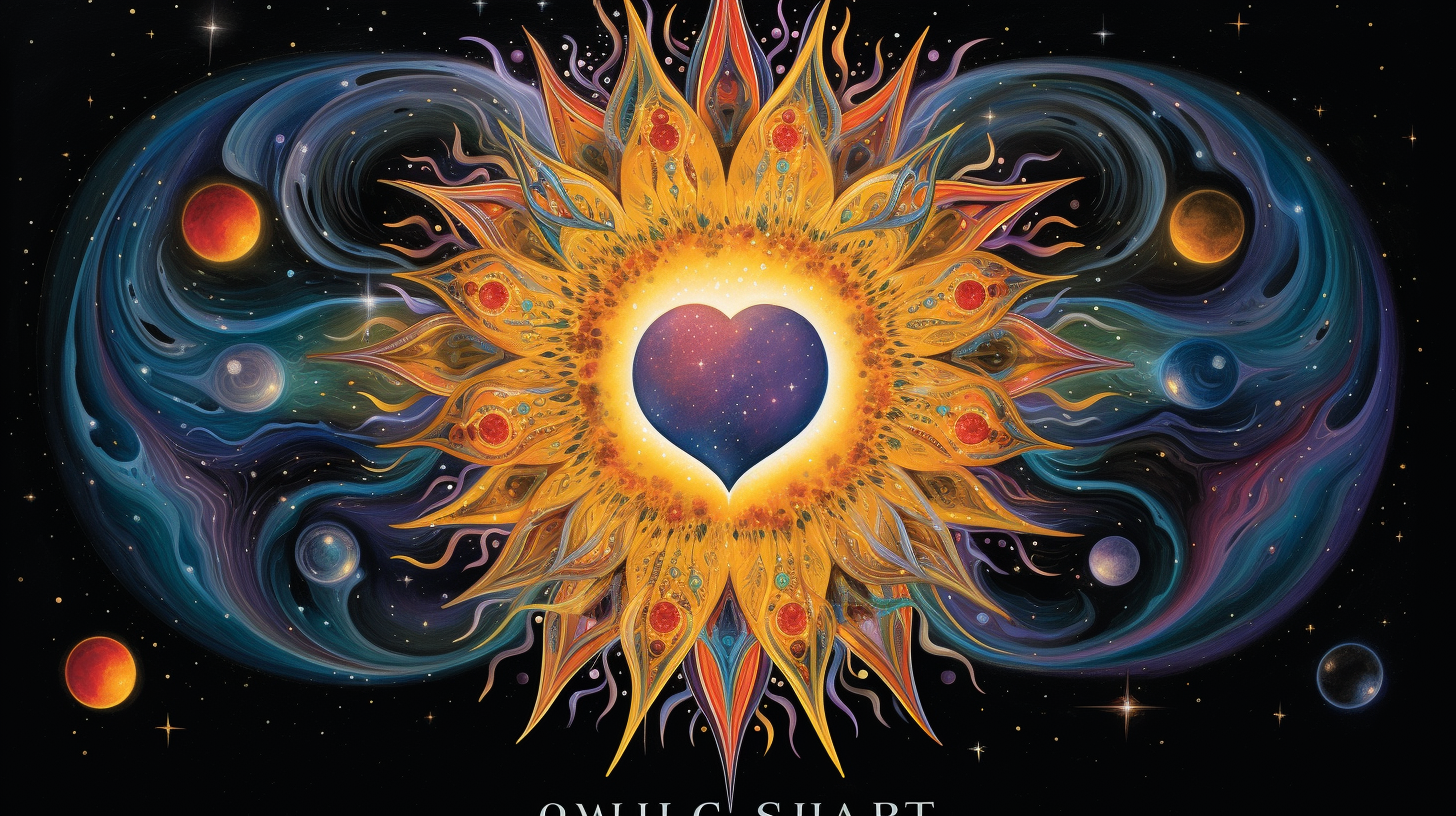 Heart Soul Healing Cosmic Sun Moon