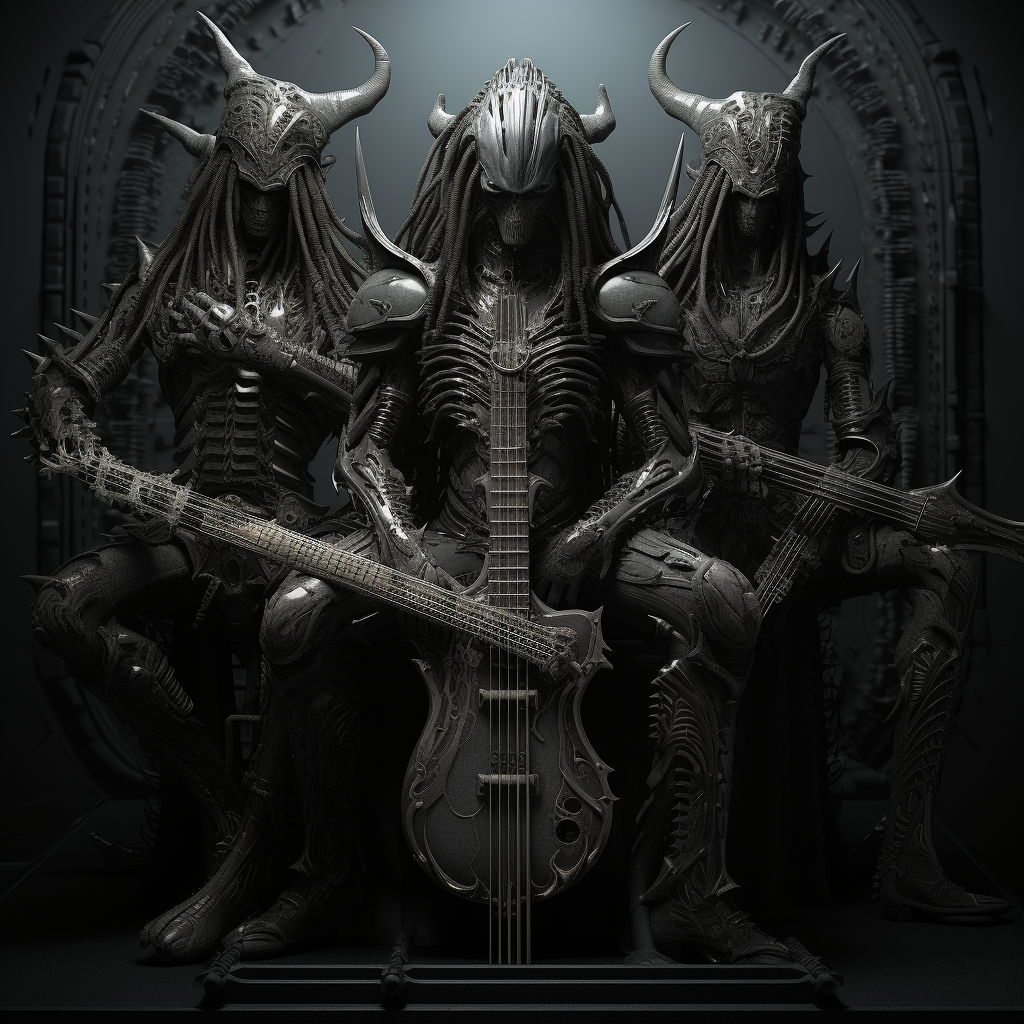 Dark, Giger-inspired heavy metal band