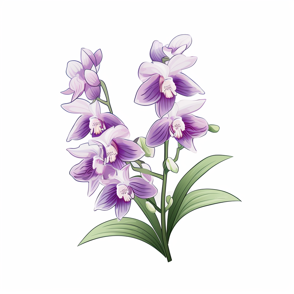 Helleborine horizontal logo on white background