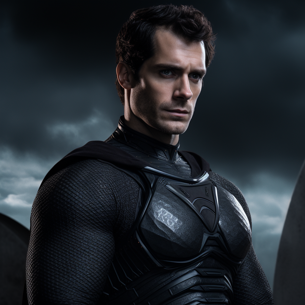 Henry Cavill as Batman in Tim Burtonsville