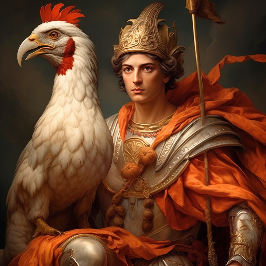 Image of Hermes, the Mythological Herald ?