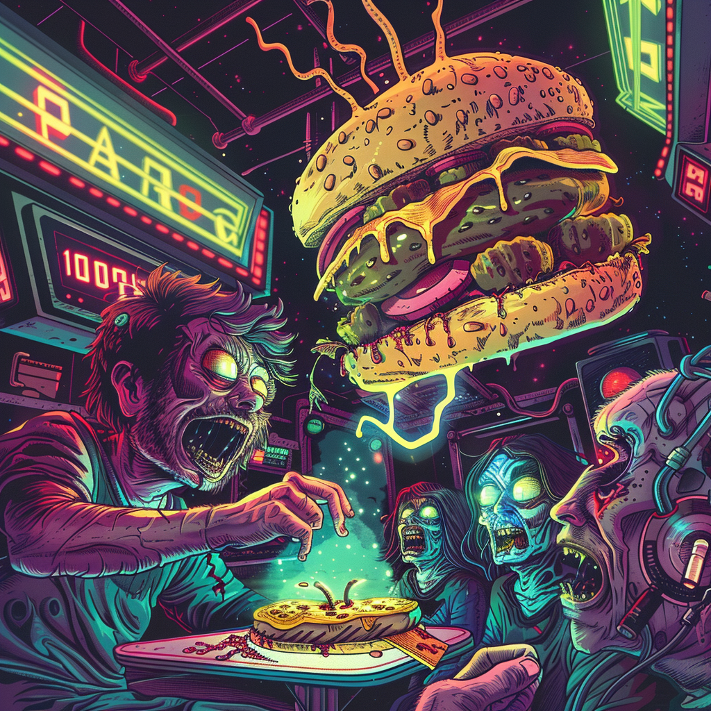 Hero in 1980s Sci-Fi Diner