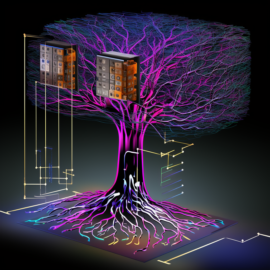 Illustration of hierarchical neural system in Axolo Cores