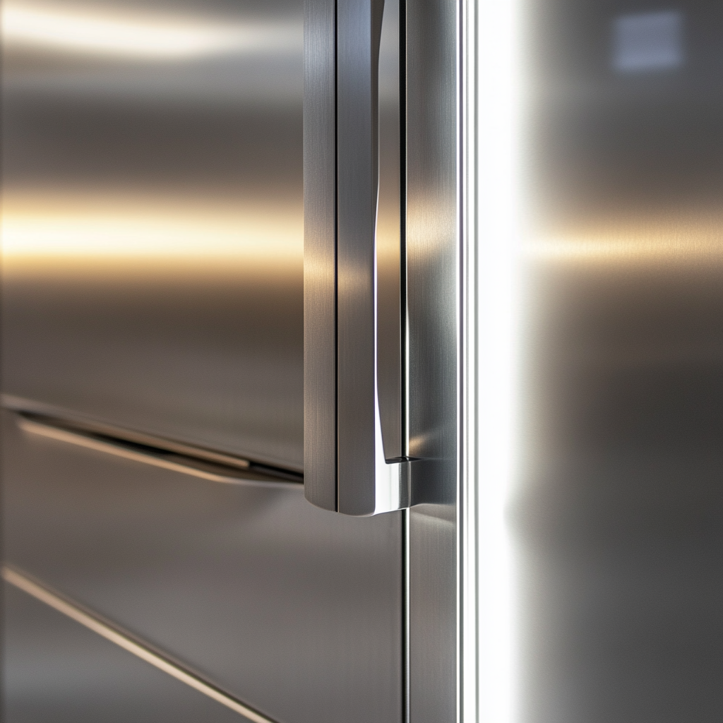 Modern Stainless Steel Fridge Handles