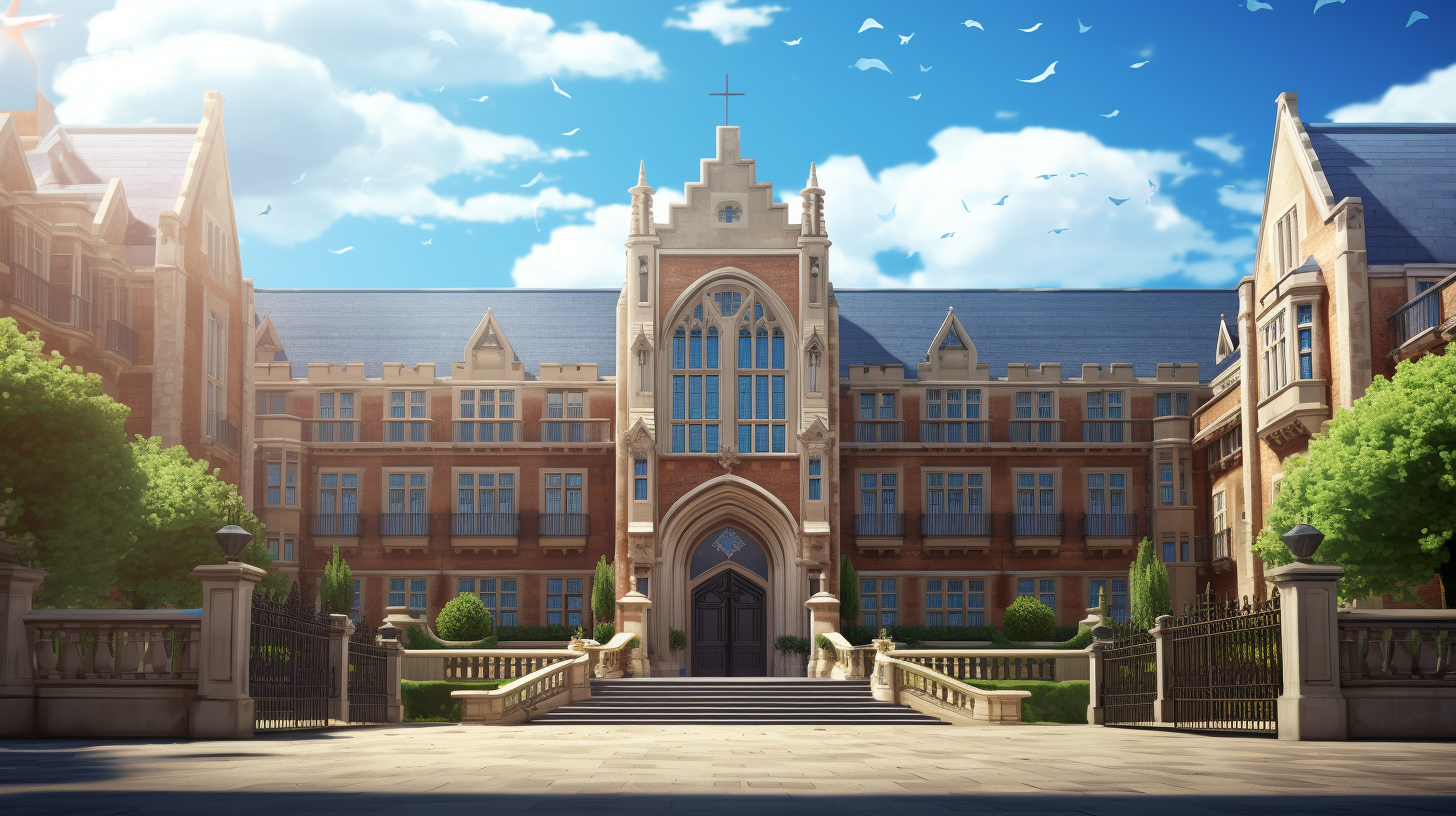 Exterior View of English High School  ?