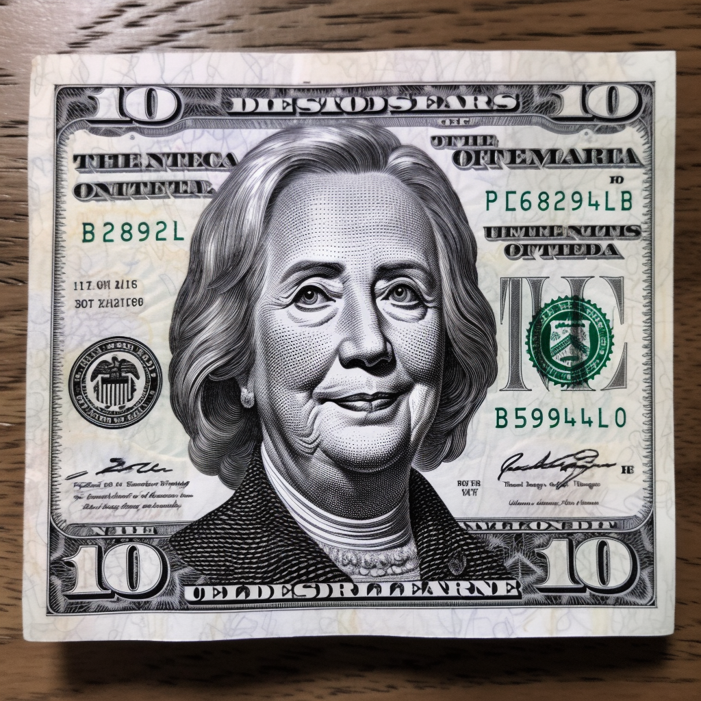 Hillary Clinton on 100 Dollar Bill