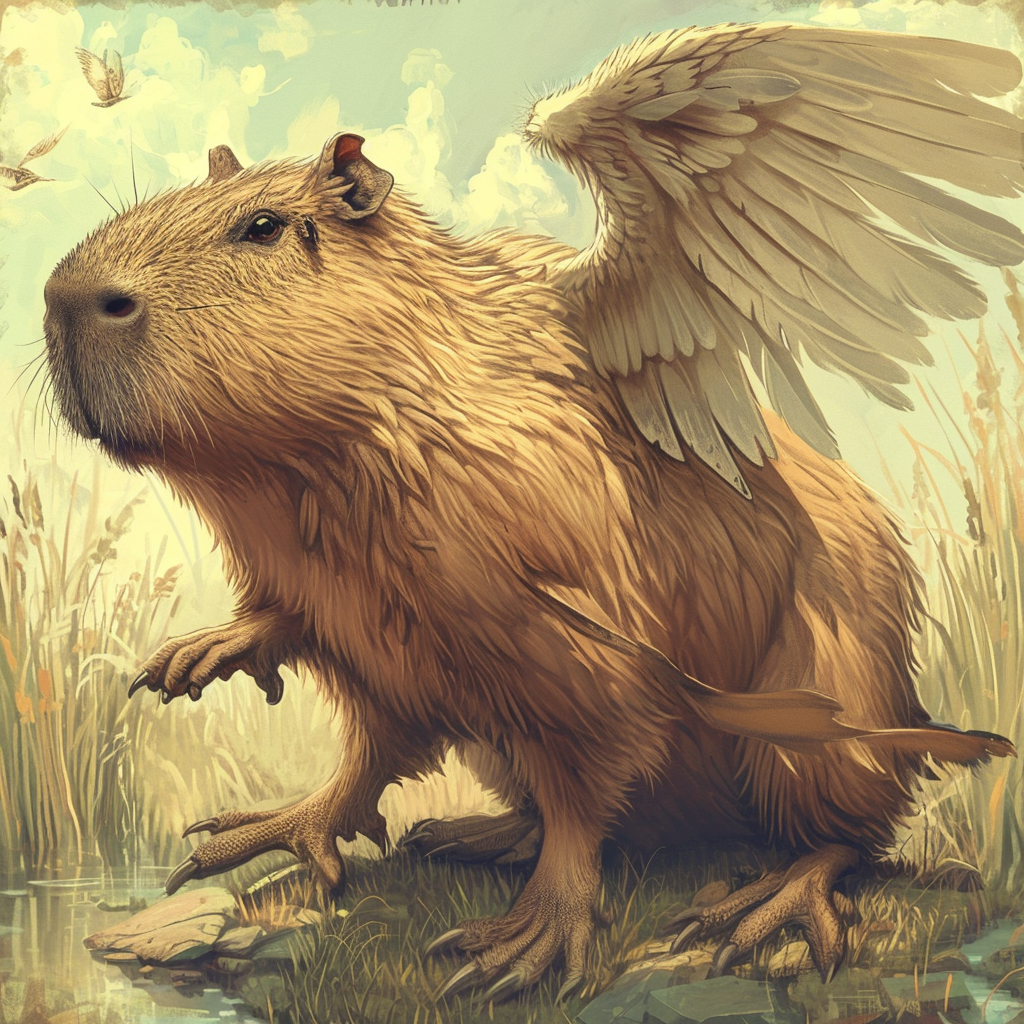 Hippogriff Capybara Midjourney Prompt