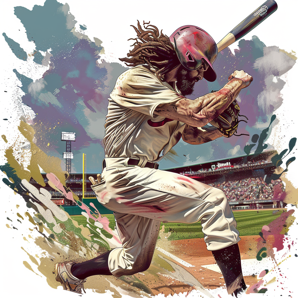 hippie jesus baseball homerun