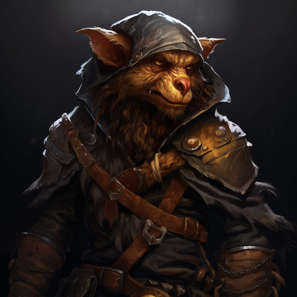 Hobgoblin rogue fantasy character image