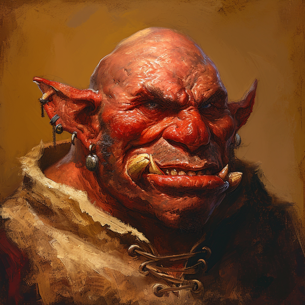 Hobgoblin tavern keeper portrait