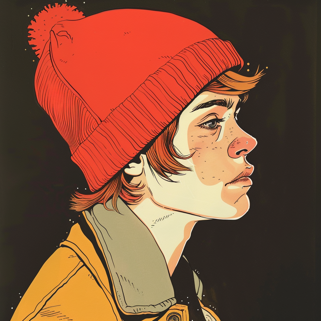 Holden Caulfield in Dan Clowes Style