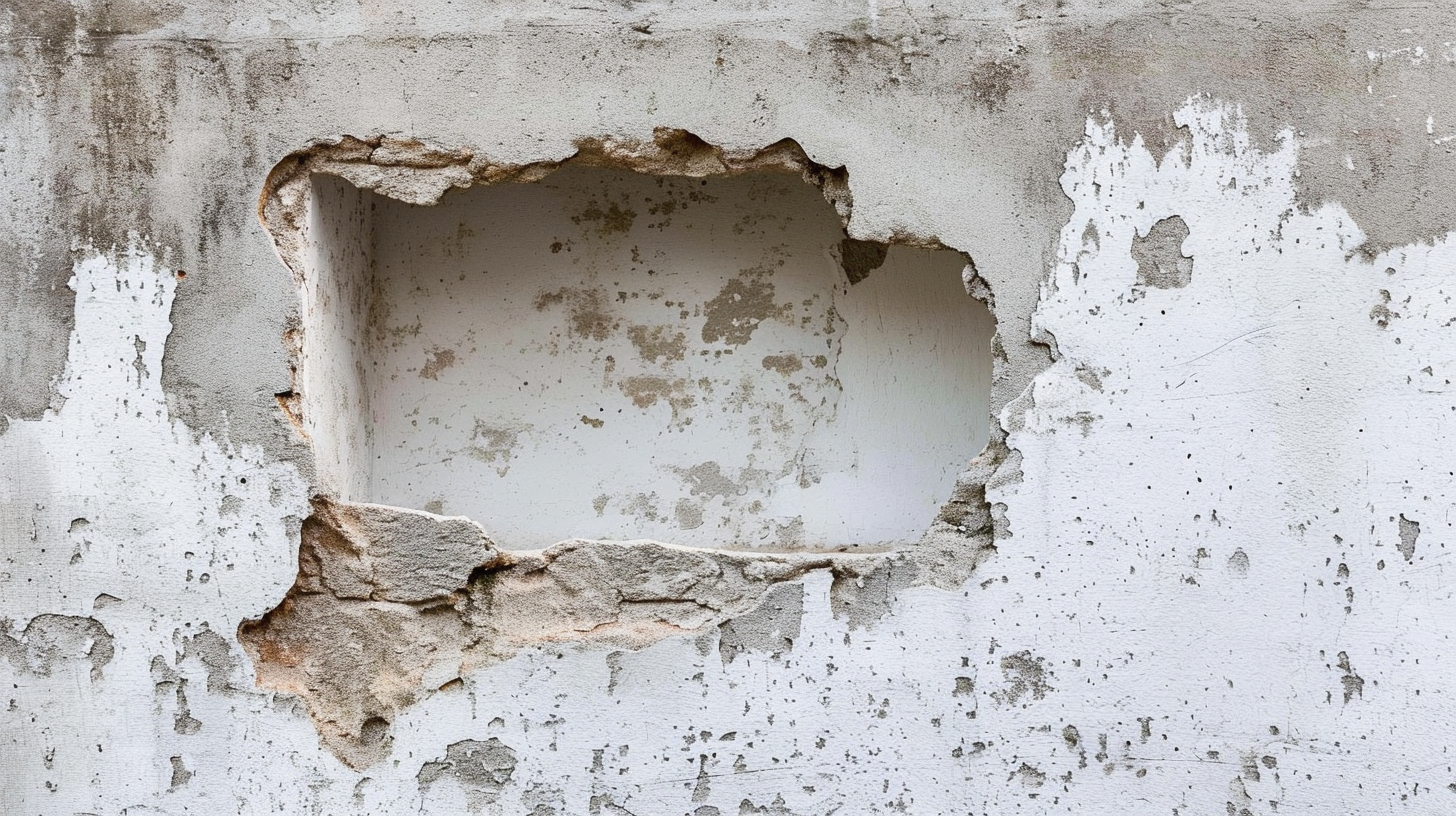 Hole in Plaster Wall