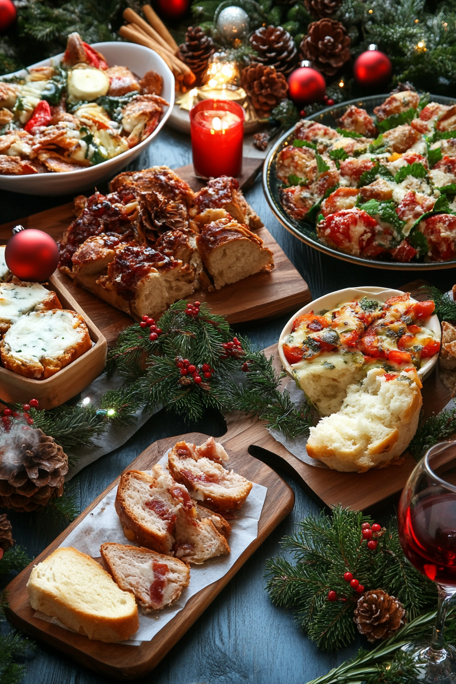 Healthy Holiday Christmas Recipes Background