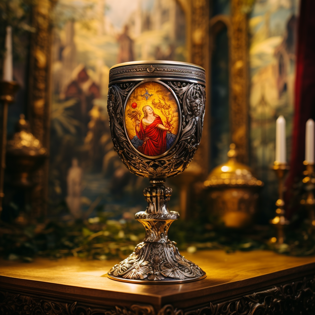 Holy Grail Cup with Miraculous Healing Power