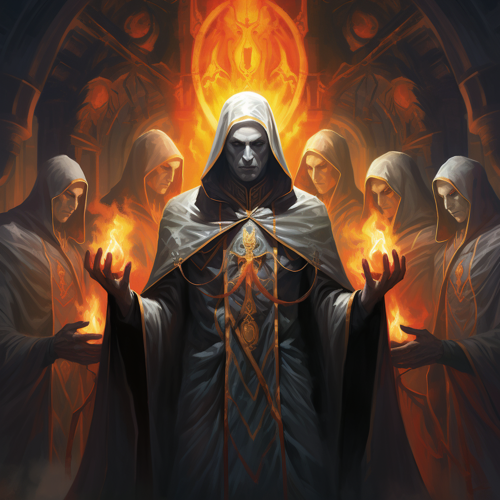 Creepy clergy from Holy Nimbus, Legends Set