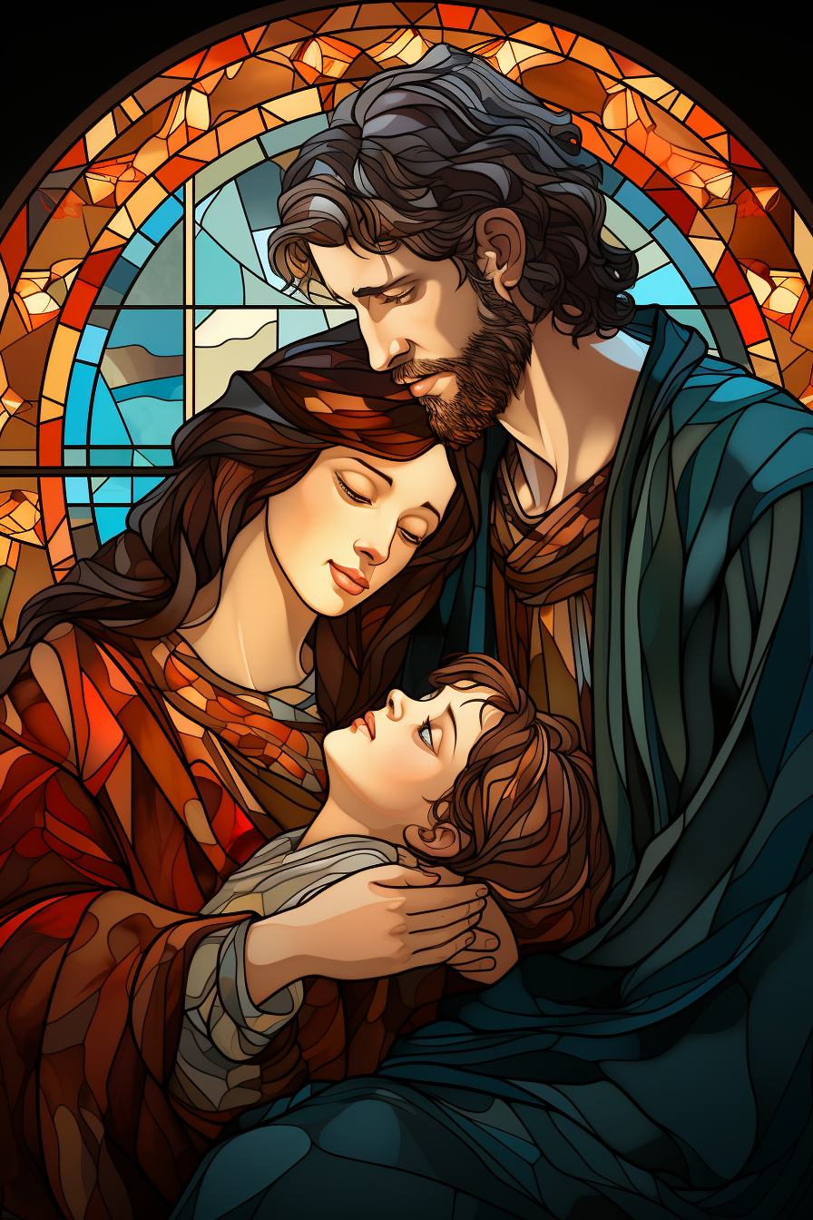 The Holy Family depicted in Catholic Art