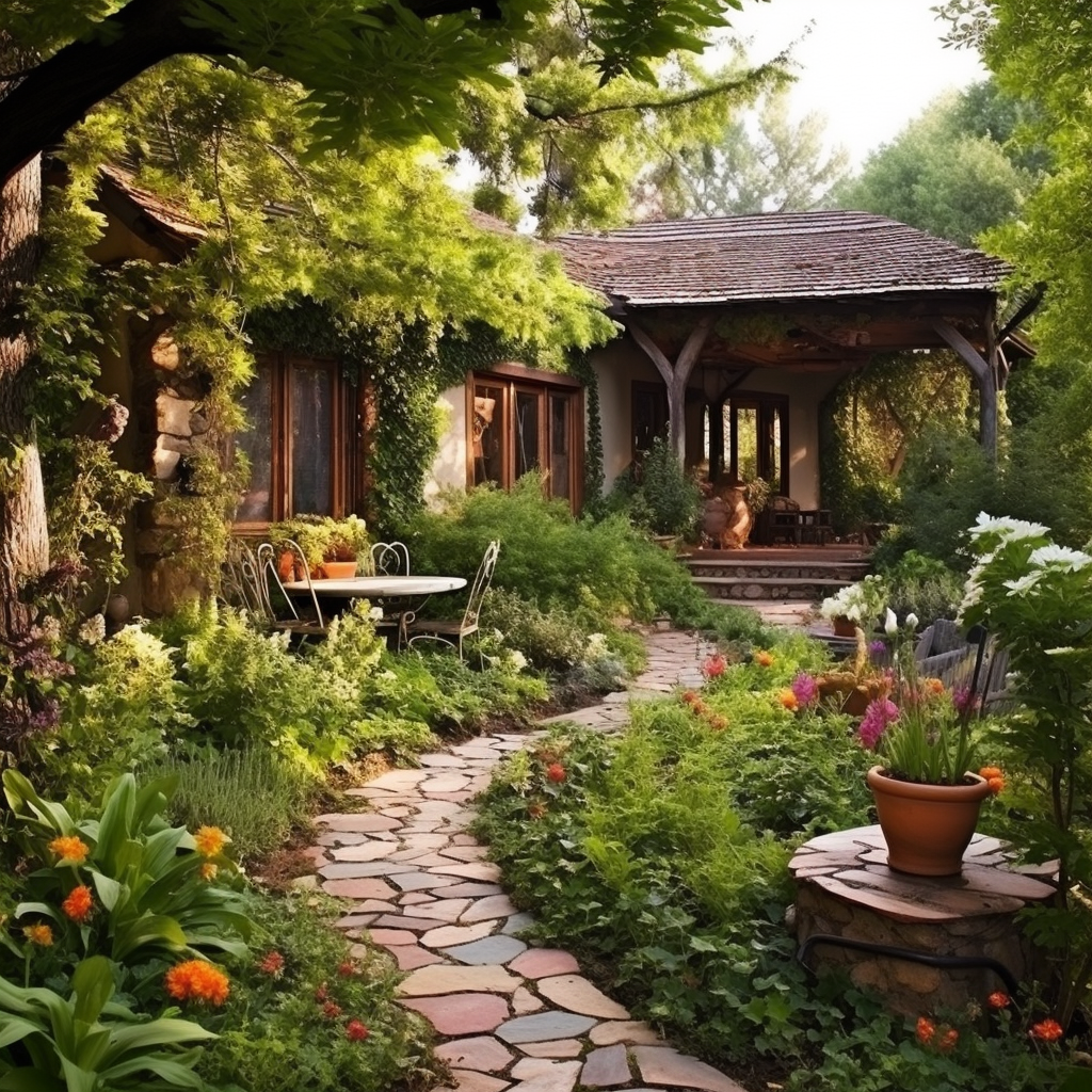 Stunning Provance Style Home Garden