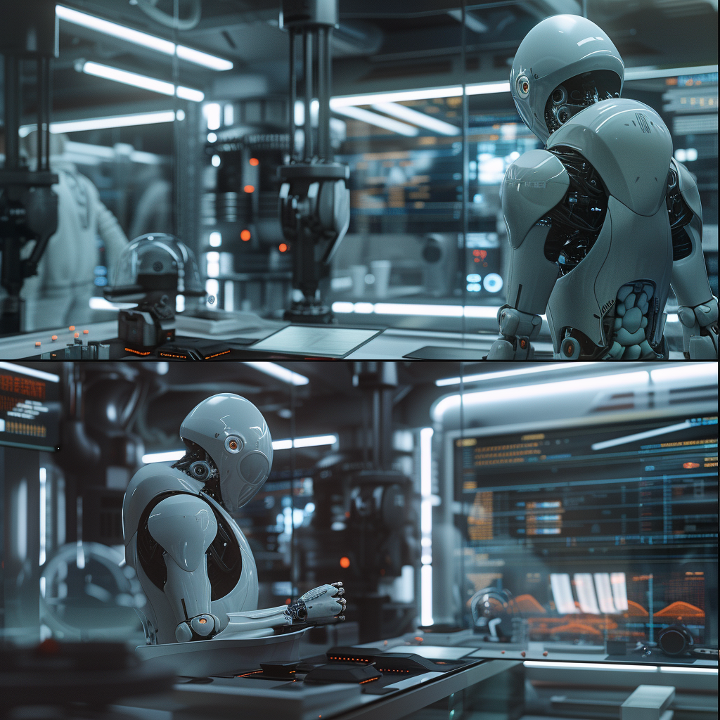 Home Humanoid Futuristic Cute