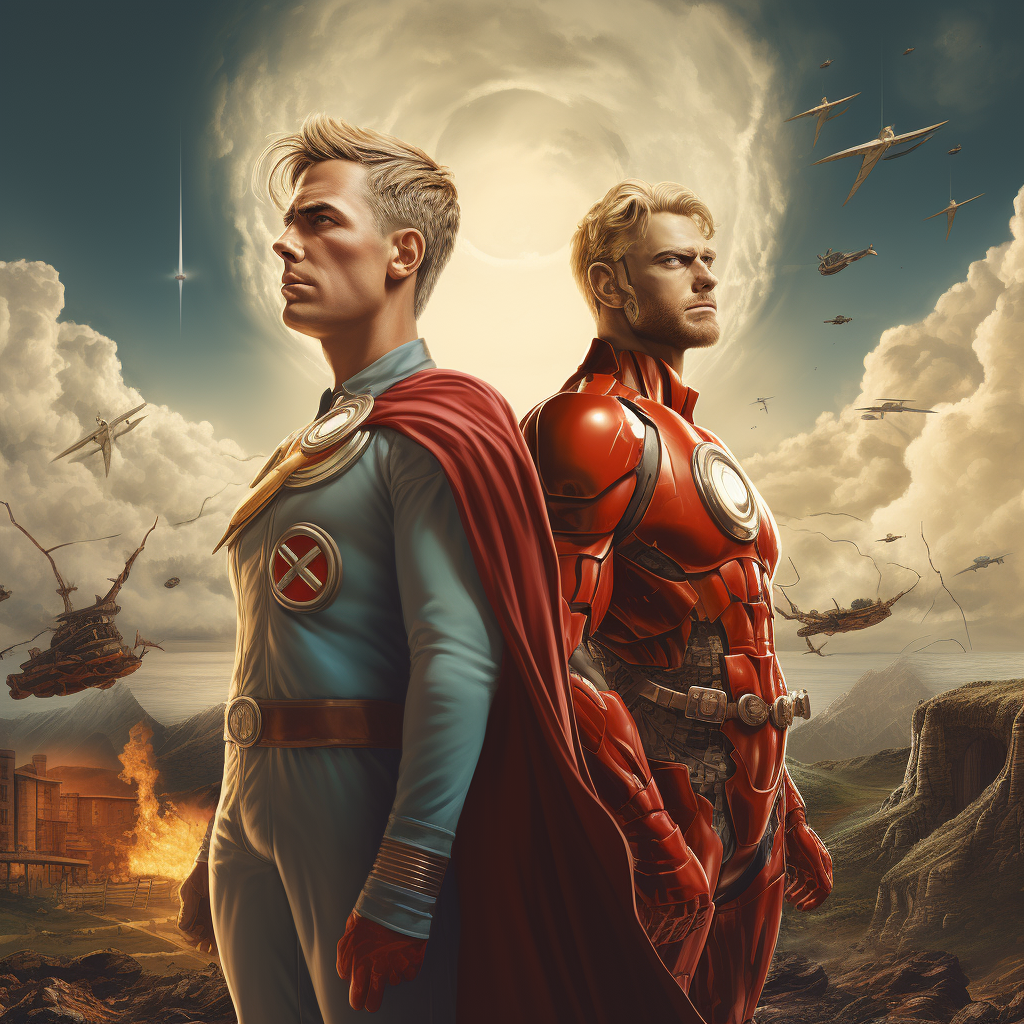 Homelander and Omniman in epic clash