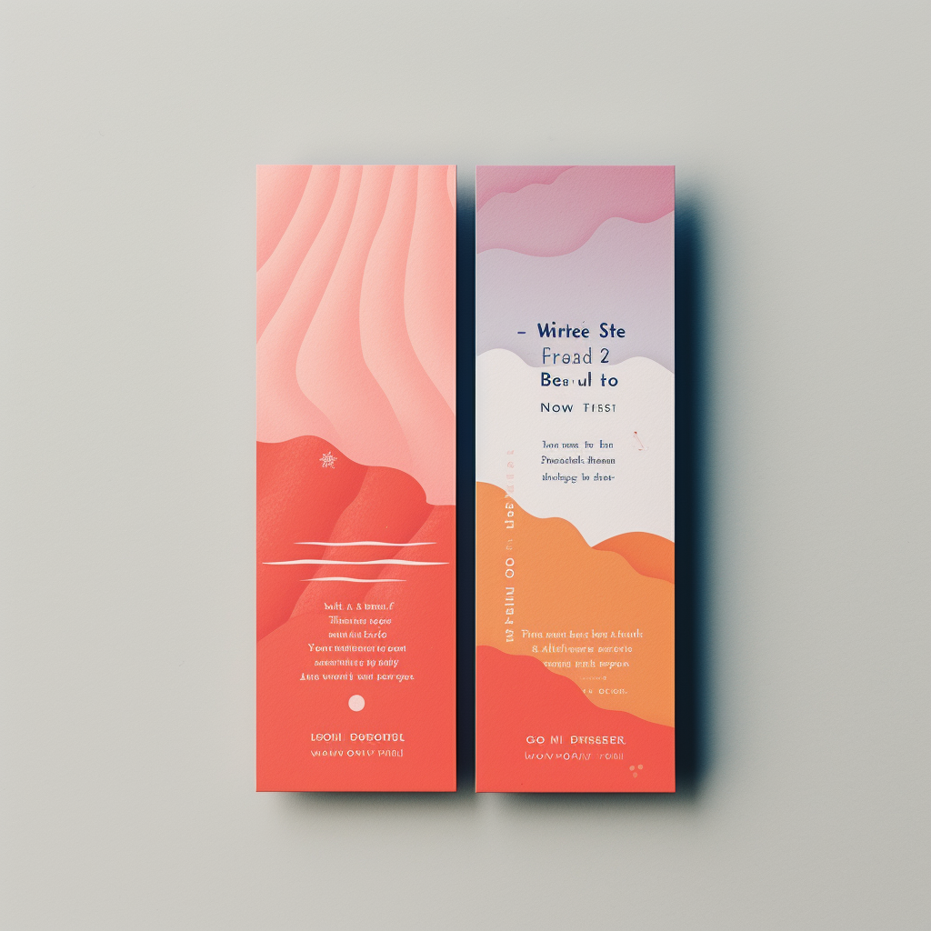 Colorful palm-sized homeless flyer concept