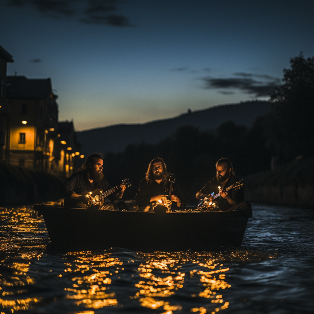 Raft on Zenica River