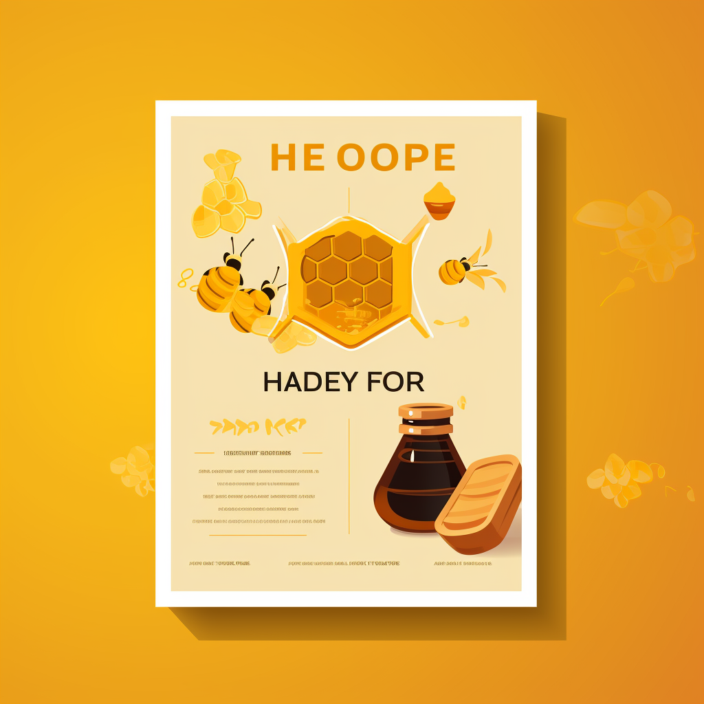 Honey Sale Promotion Leaflet Image